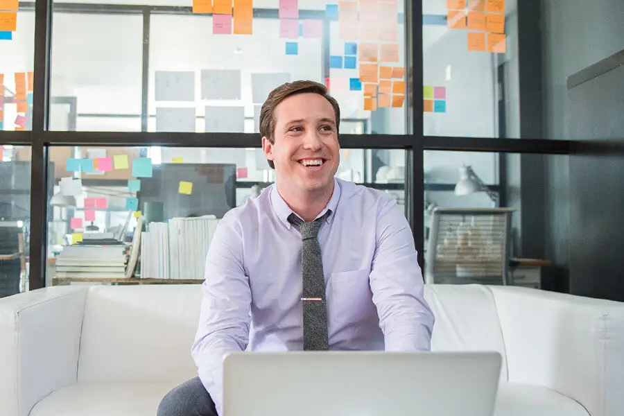 A photo of a Tepper student smiling 